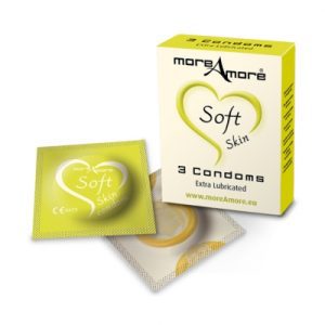 Condoom MoreAmore - Condoom Soft Skin 3 St.. Erotisch shoppen doe je bij Women Toys; De lekkerste vrouwenspeeltjes