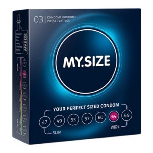 Condoom My Size - Natural Latex Condom 64 Width 3 St.. Erotisch shoppen doe je bij Women Toys; De lekkerste vrouwenspeeltjes