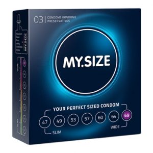 Condoom My Size - Natural Latex Condom 69 Width 3 St.. Erotisch shoppen doe je bij Women Toys; De lekkerste vrouwenspeeltjes