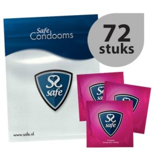 Condoom Safe - Strong Condooms 72 Stuks. Erotisch shoppen doe je bij Women Toys; De lekkerste vrouwenspeeltjes