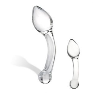 Glazen Butt Plug Glas - Pure Indulgence Glazen Anal Slider. Erotisch shoppen doe je bij Women Toys; De lekkerste vrouwenspeeltjes