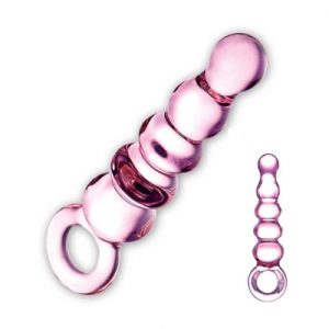 Glazen Butt Plug Glas - Quintessence Beaded Glazen Anal Slider. Erotisch shoppen doe je bij Women Toys; De lekkerste vrouwenspeeltjes