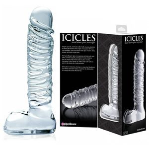 Glazen Dildo Icicles No. 63 Clear Dildo. Erotisch shoppen doe je bij Women Toys; De lekkerste vrouwenspeeltjes