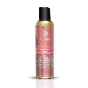 Middelen Dona - Kissable Massage Olie Vanille Botercreme 12. Erotisch shoppen doe je bij Women Toys; De lekkerste vrouwenspeeltjes