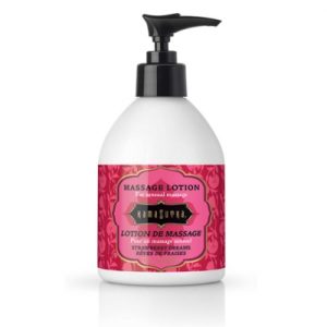 Middelen Kama Sutra - Massage Lotion Strawberry. Erotisch shoppen doe je bij Women Toys; De lekkerste vrouwenspeeltjes