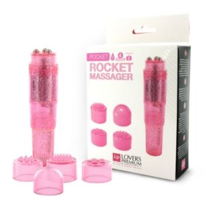 Mini Vibrator LoversPremium - Pocket Rocket Massager Roze. Erotisch shoppen doe je bij Women Toys; De lekkerste vrouwenspeeltjes