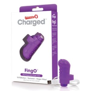 Mini Vibrator The Screaming O - Charged FingO Vinger Vibe Paars. Erotisch shoppen doe je bij Women Toys; De lekkerste vrouwenspeeltjes