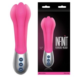 Vagina Toys Infinit Oplaadbare Driepoot Vibrator - Roze. Erotisch shoppen doe je bij Women Toys; De lekkerste vrouwenspeeltjes