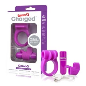 Vibrator Pakket The Screaming O - Charged CombO Kit #1 Paars. Erotisch shoppen doe je bij Women Toys; De lekkerste vrouwenspeeltjes