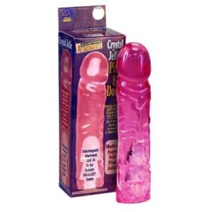 Voorbind Dildo Vac U Lock - Crystal Jelly Pink Dildo. Erotisch shoppen doe je bij Women Toys; De lekkerste vrouwenspeeltjes