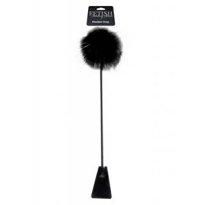 Zweepjes Limited Edition Feather Crop Zweep - Zwart. Erotisch shoppen doe je bij Women Toys; De lekkerste vrouwenspeeltjes