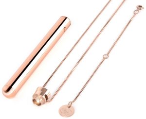 Le Wand Necklace Vibe - Vibrator Aan Ketting - Oplaadbaar rosé goud - rose gold - womentoys.nl