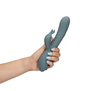 Loveline Fingering Motion Rabbit Vibrator Weathervane Grey - womentoys.nl