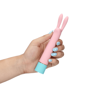 Loveline Mini Rabbit Vibrator With Usb Charger Cherry Chiffon - womentoys.nl