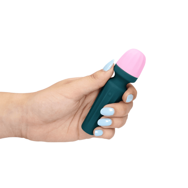 Loveline Mini Wand Vibrator Ancient Sea - womentoys.nl