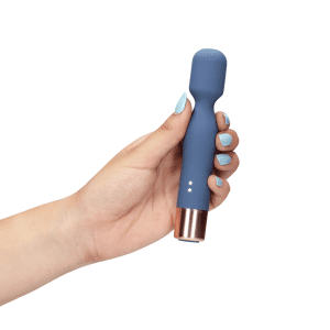 Loveline Mini Wand Vibrator Blue Horizon - womentoys.nl