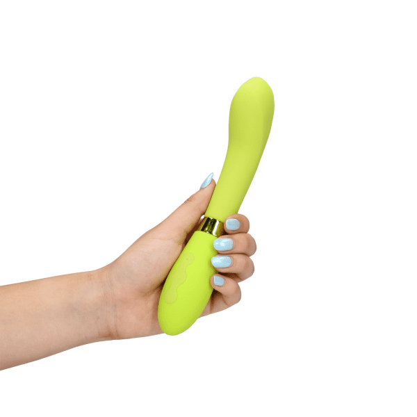 Loveline Silicone G Spot Vibrator Lime Passion - womentoys.nl