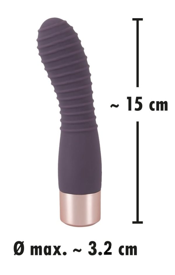 You2Toys Elegant Flexy Vibe - Flexibele Vibrator Met Ribbels - womentoys.nl