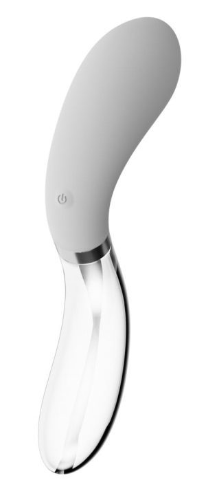 You2Toys Liaison Glazen Curve LED Vibrator - womentoys.nl