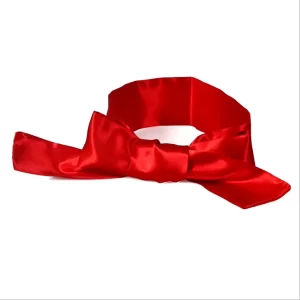 Condoom Anoniem Blinddoek & Bondagedoek Satijn Rood - womentoys.nl