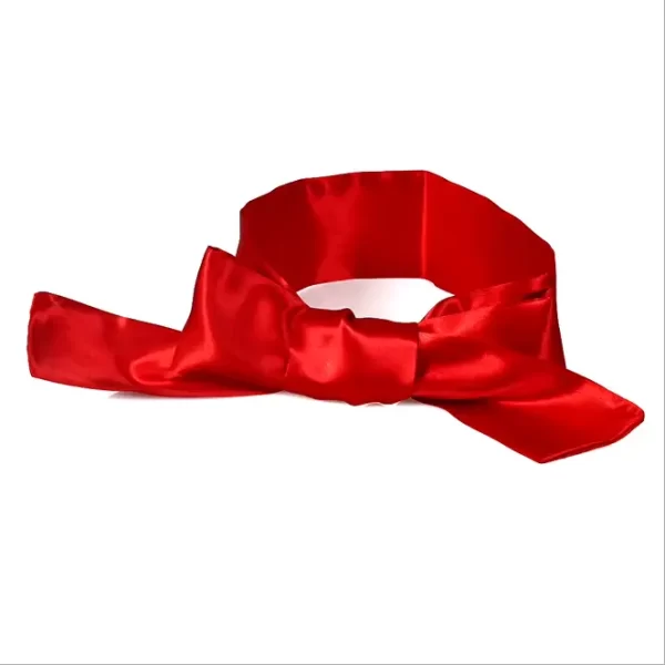 Condoom Anoniem Blinddoek & Bondagedoek Satijn Rood - womentoys.nl