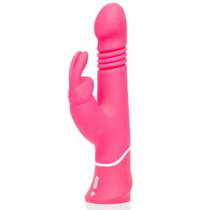 Happy Rabbit Realistic Stotende Vibrator Roze - womentoys.nl