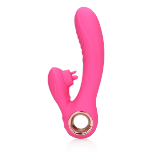 Loveline Heating Rabbit Vibrator Exuberant Pink 19 cm - womentoys.nl