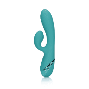 Loveline Opblaasbare Rabbit Vibrator 20 cm - womentoys.nl