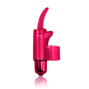 PowerBullet Tingling Tongue Vinger Vibrator Paars - womentoys.nl