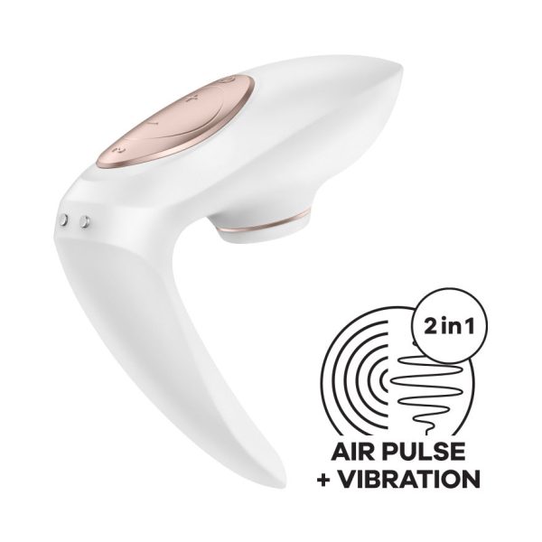 Satisfyer Pro 4 Luchtdruk Vibrator Voor Koppels + Vibratie - womentoys.nl