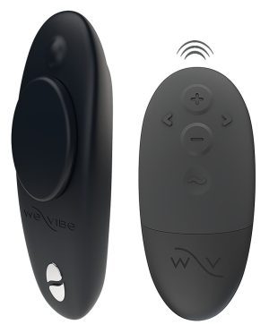 We Vibe Moxie+ - Afstandbestuurbare Slip Clitoris Vibrator zwart - womentoys.nl