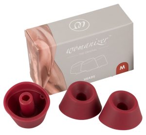 Womanizer Opzetkapjes DUO / Inside Out - 3 Stuks Bordeaux - maat M - womentoys.nl