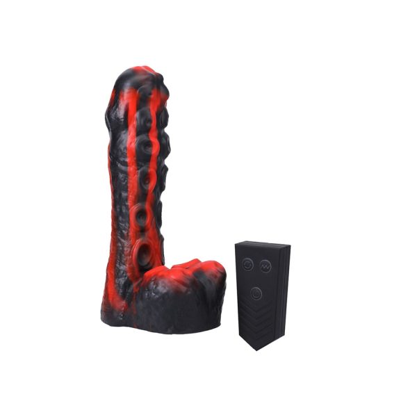 Doc Johnson Fort Troff Issued Tendril Stotende Vibrator Rood 21 Cm - womentoys.nl