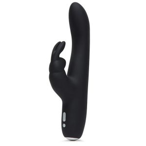 Fifty Shades of Grey Greedy Girl Rechargeable Slimline Rabbit Vibrator - womentoys.nl