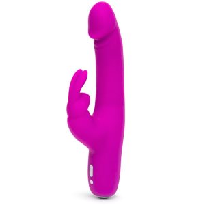 Happy Rabbit Slimline Realistic Rabbit Vibrator Paars - womentoys.nl