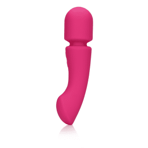 Loveline Double Sided Wand Vibrator Prestone Pink 16 cm - womentoys.nl