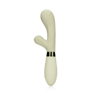 Loveline Rabbit Vibrator Misty Green 21 cm - womentoys.nl