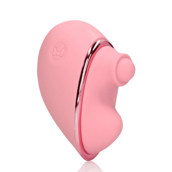 Loveline Tapping Heart Vibrator Pink Arabesque 7 cm - womentoys.nl