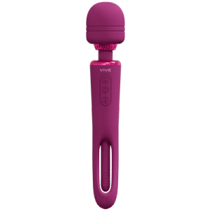 Vive Kiku Wand Vibrator 25 Cm Roos - womentoys.nl